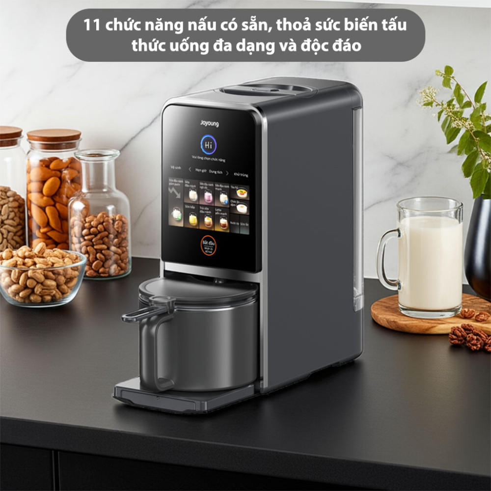 Máy nấu sữa hạt làm sạch tự động Joyoung JSCB-K7 PRO - Hàng chính hãng