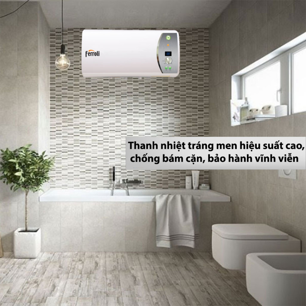 Bình nước nóng Ferroli VERDI Ag+ 15L - Hàng chính hãng