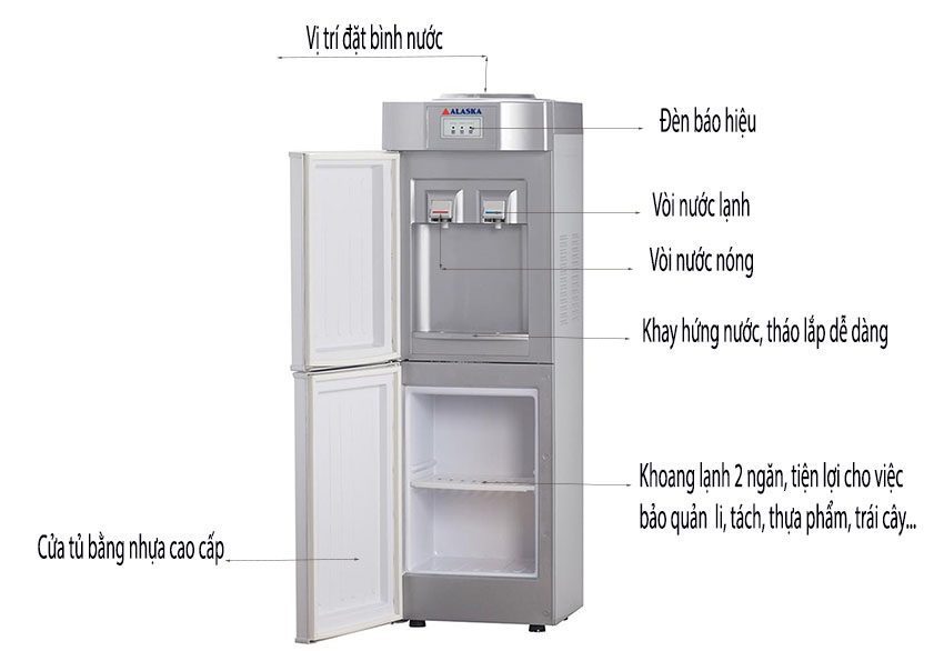 Máy nước nóng lạnh Alaska R-80C - Hàng chính hãng
