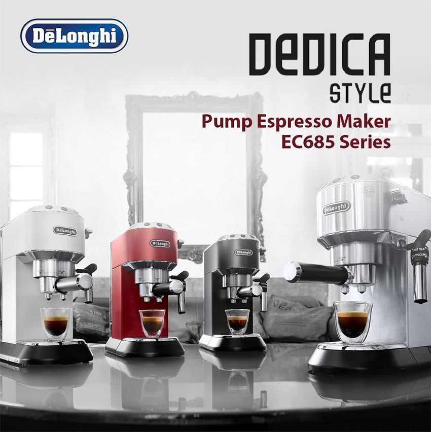 Máy pha cà phê DeLonghi EC685.M - Hàng chính hãng