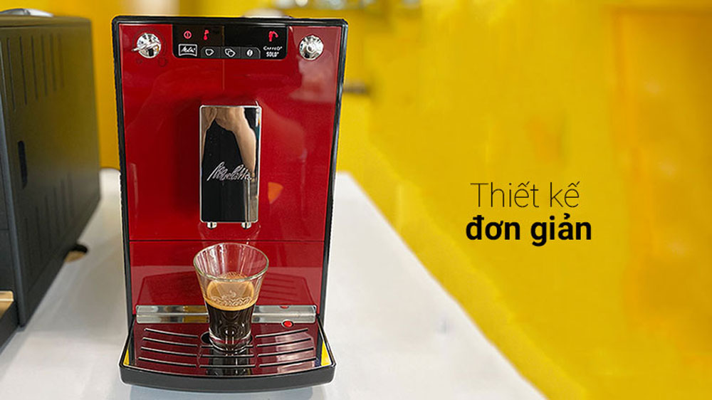 Máy pha cafe Melitta Caffeo Solo (Đỏ) - Hàng chính hãng