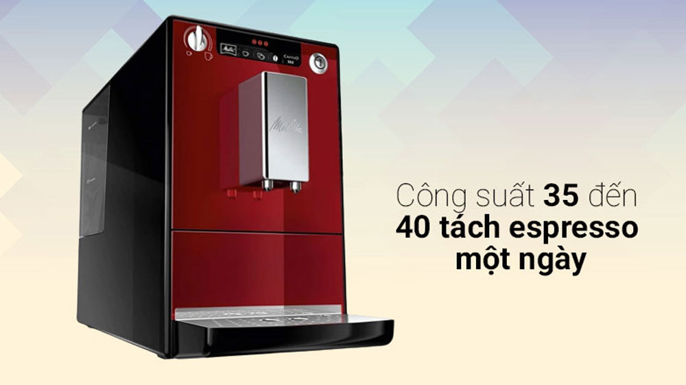 Máy pha cafe Melitta Caffeo Solo (Đỏ) - Hàng chính hãng