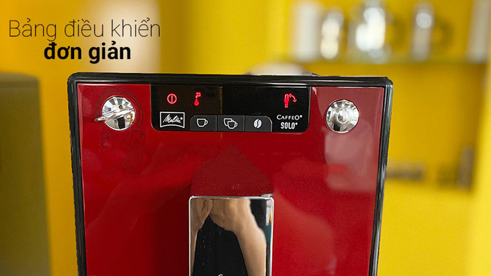 Máy pha cafe Melitta Caffeo Solo (Đỏ) - Hàng chính hãng