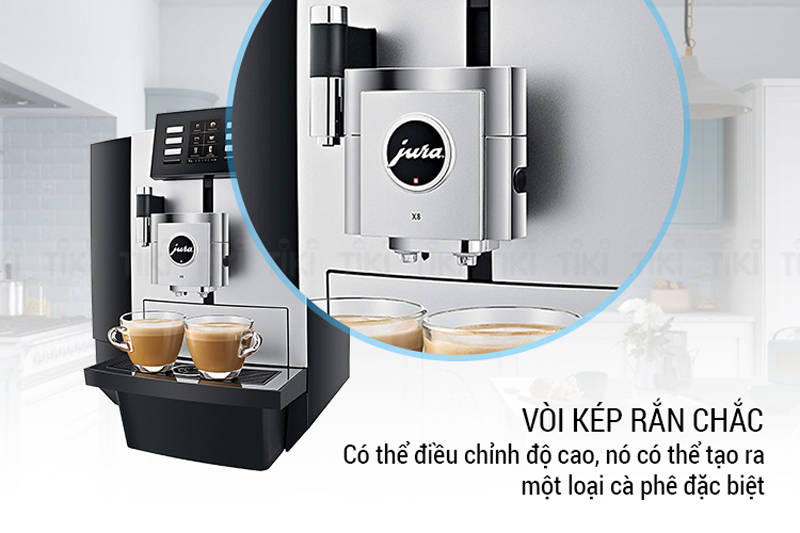 Máy pha cà phê tự động Jura X8 Platin - Hàng chính hãng