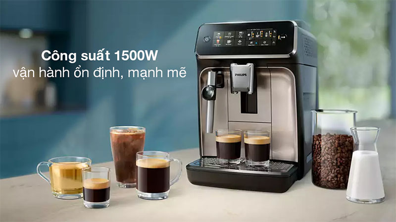 Máy pha cà phê tự động Philips EP3321/40 Series 3300 - Hàng chính hãng