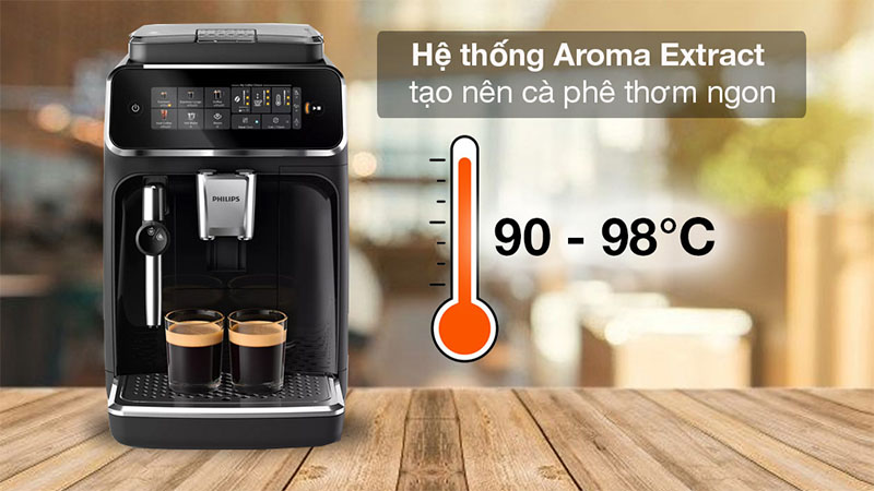 Máy pha cà phê tự động Philips EP3321/40 Series 3300 - Hàng chính hãng