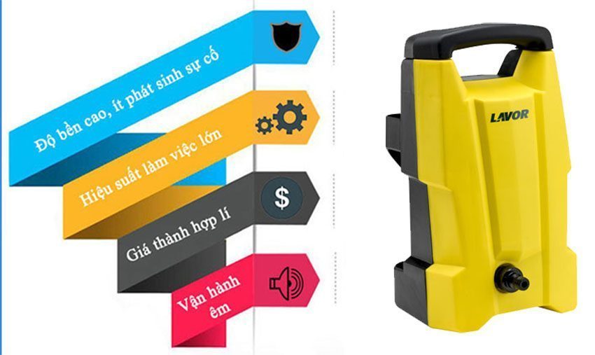 Máy phun áp lực Lavor SMART 120 - Hàng chính hãng