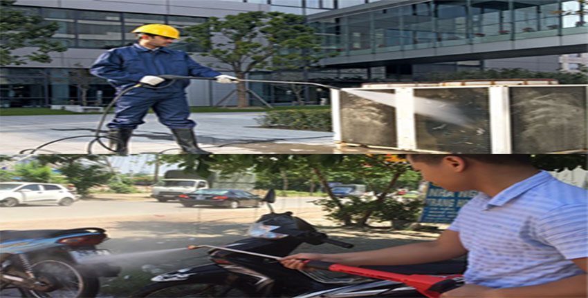 Máy phun rửa áp lực cao Lutian 2200PSI-3.0KW - Hàng chính hãng