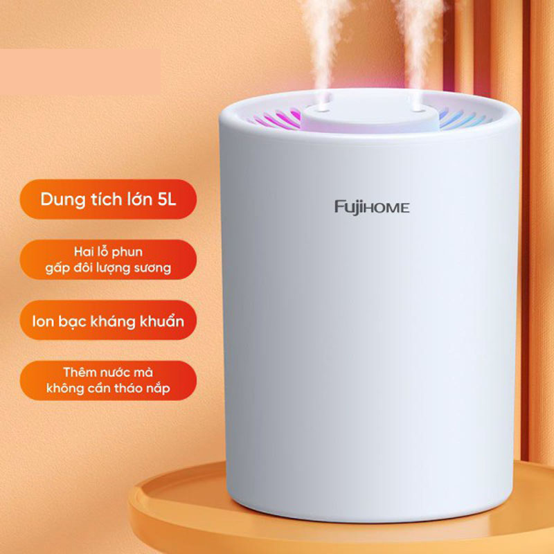 Máy phun sương tạo ẩm, xông tinh dầu Fujihome HM05A - Hàng chính hãng