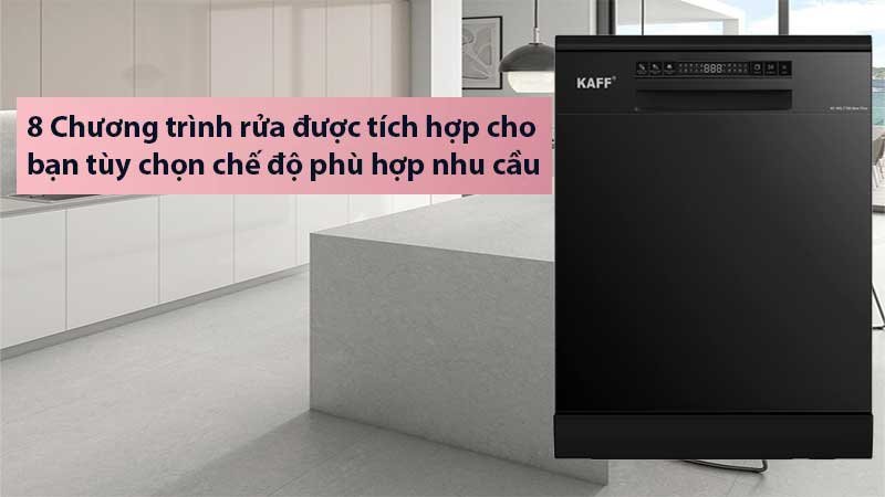Máy rửa chén Kaff KF-SBL775B NEW PLUS - Hàng chính hãng
