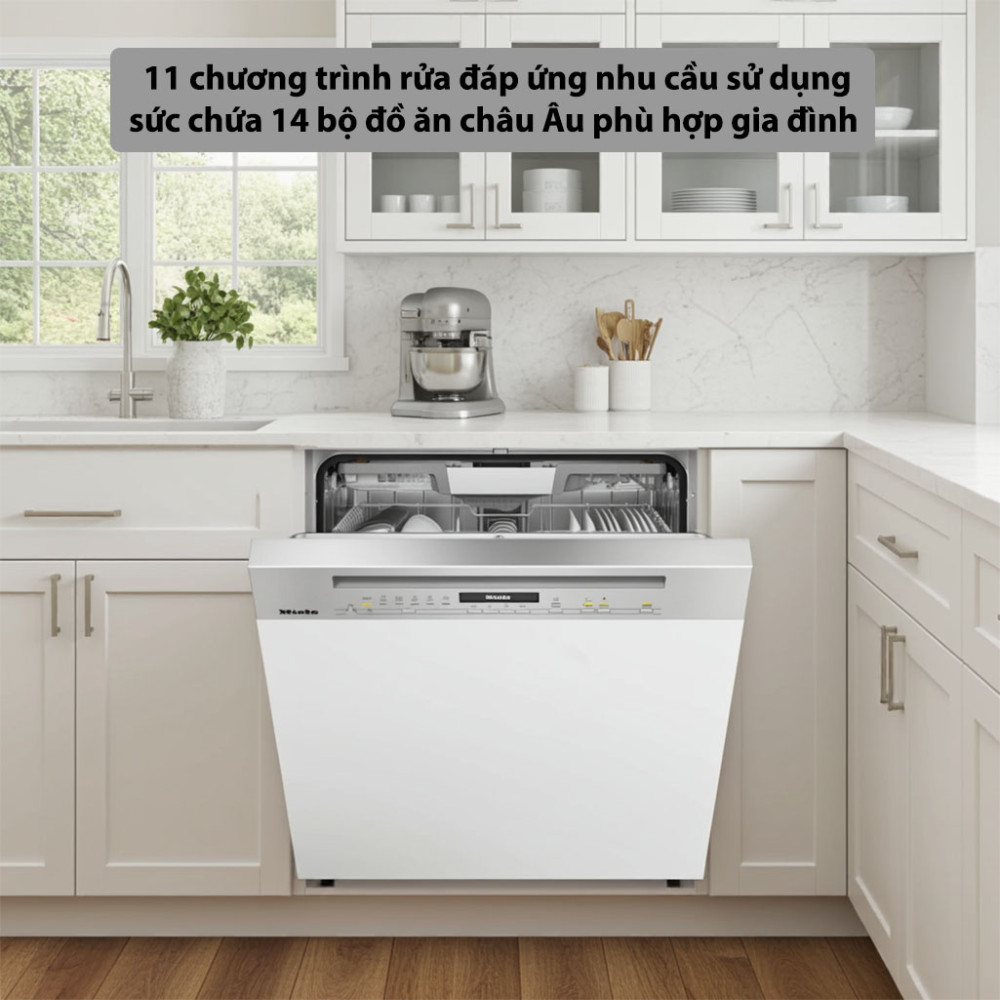 Máy rửa bát bán âm Miele G 7131 SCi CLST AutoDos - Hàng chính hãng