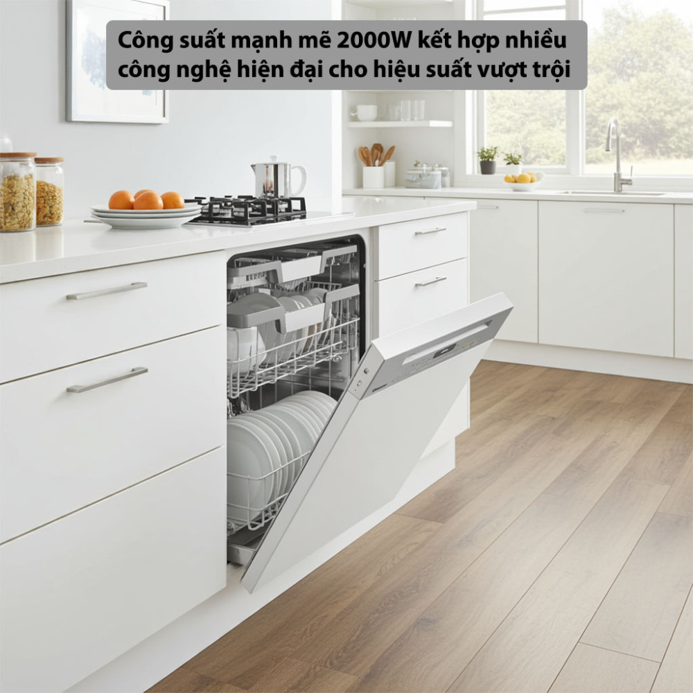 Máy rửa bát bán âm Miele G 7131 SCi CLST AutoDos - Hàng chính hãng