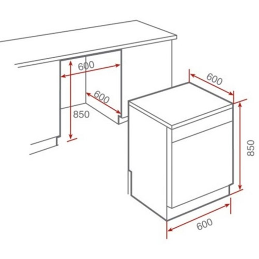 Máy rửa chén Teka LP8 850 - Hàng chính hãng