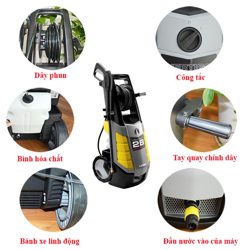 Máy rửa xe Lavor VERTIGO 28 - Hàng chính hãng