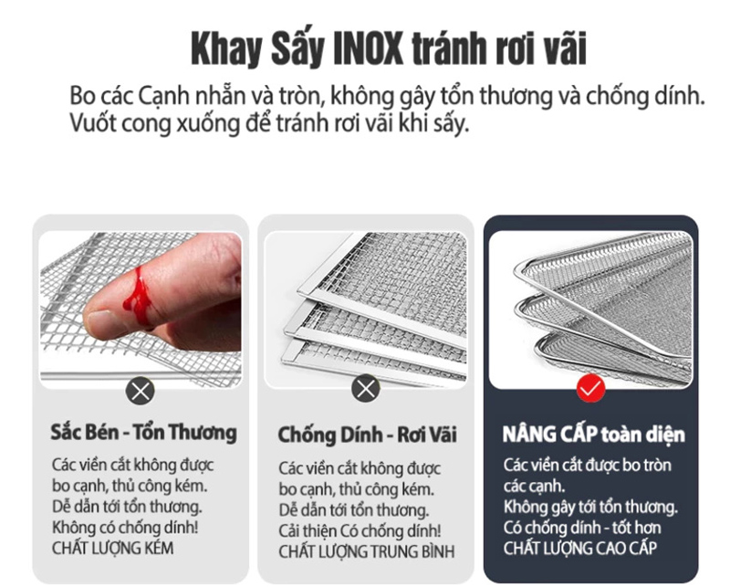 Máy sấy thực phẩm Septree DBC-08A01 - Hàng chính hãng