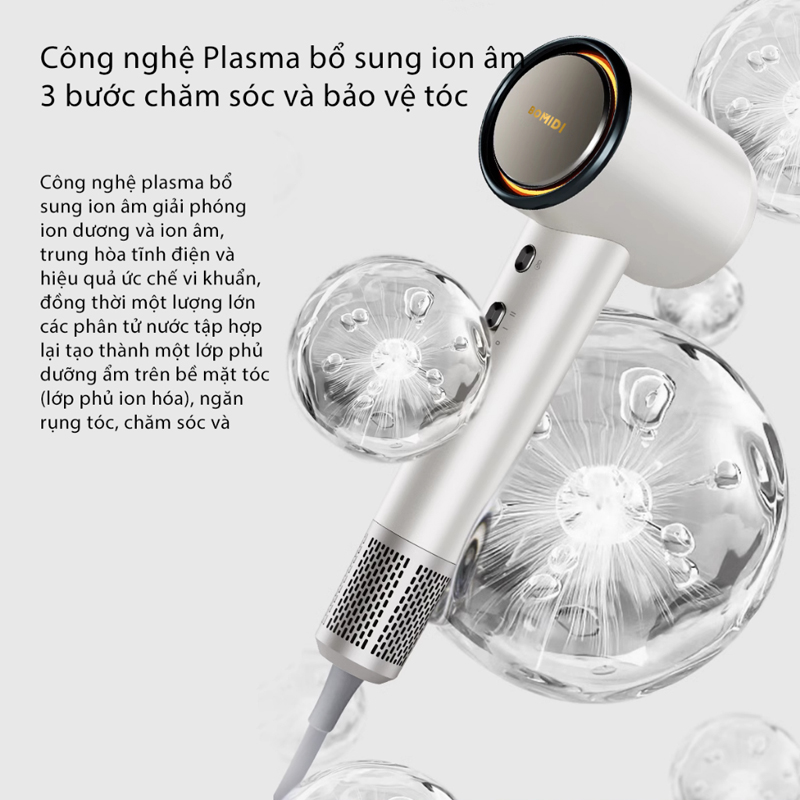 Máy sấy tóc Bomidi HD04 - Hàng chính hãng