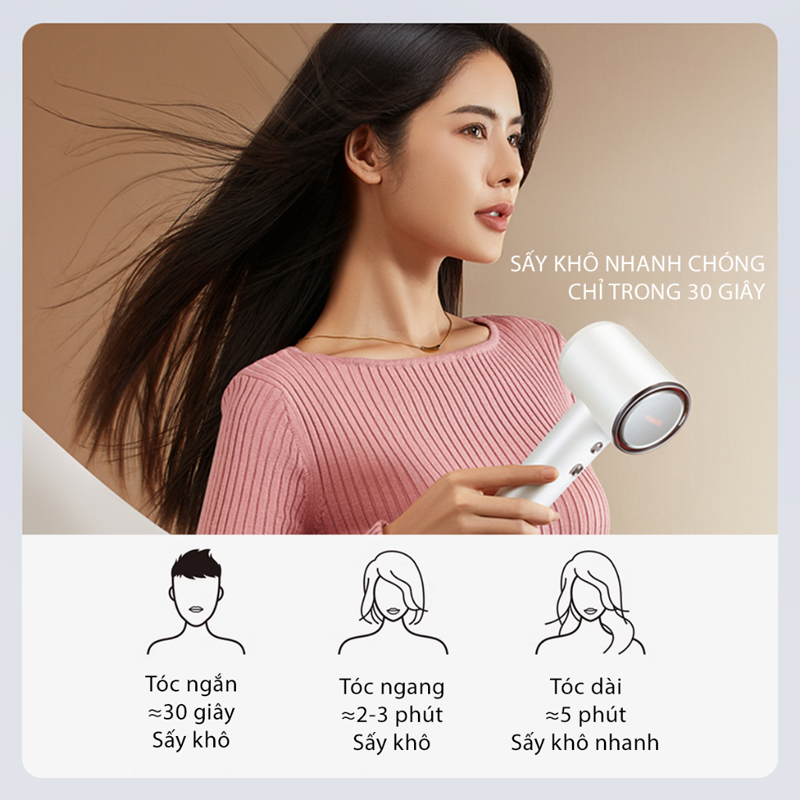 Máy sấy tóc Bomidi HD04 - Hàng chính hãng