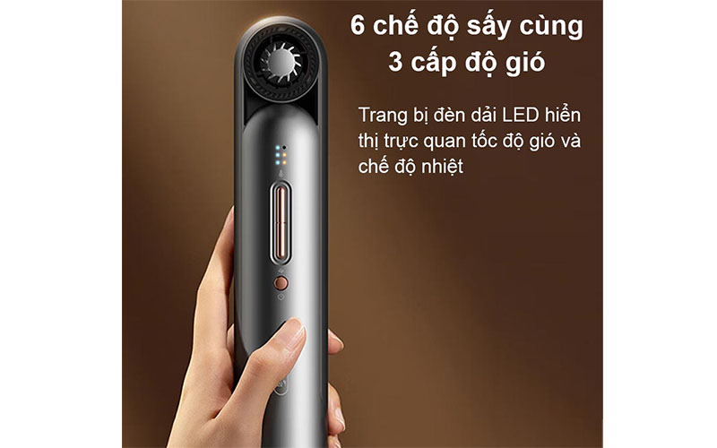 Máy sấy tóc ion âm Deerma DEM-CF35W - Hàng chính hãng