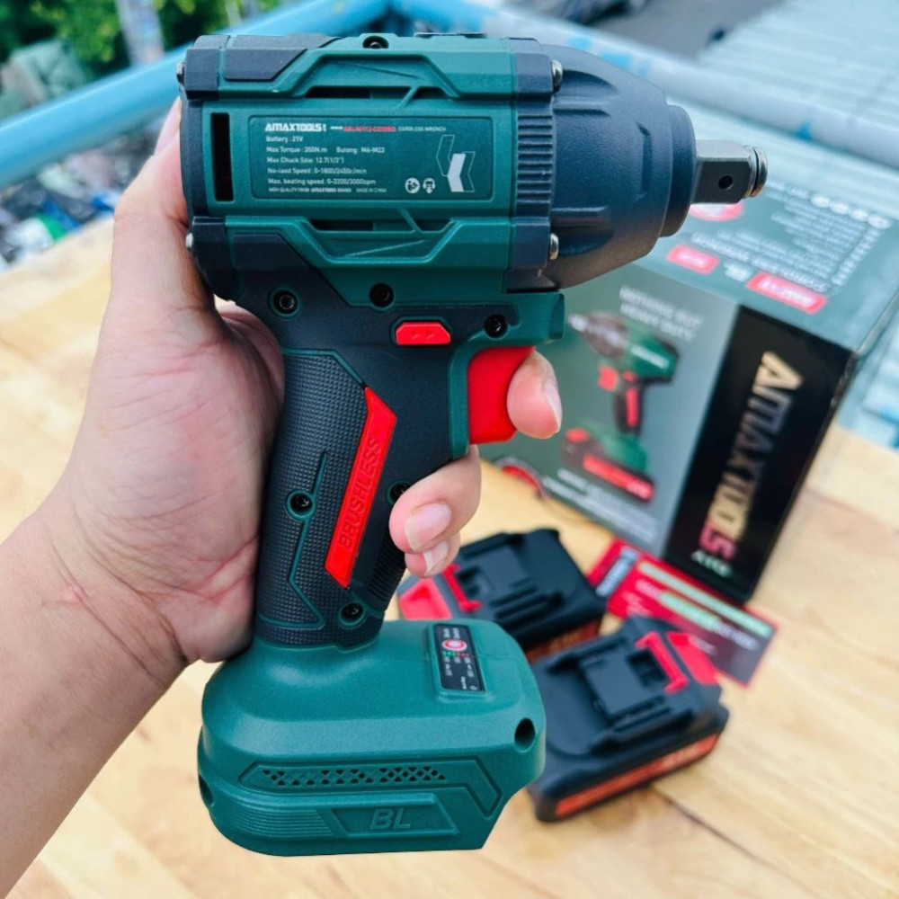 Máy siết Bulong Pin 21v Amaxtools ABL40112 - Hàng chính hãng