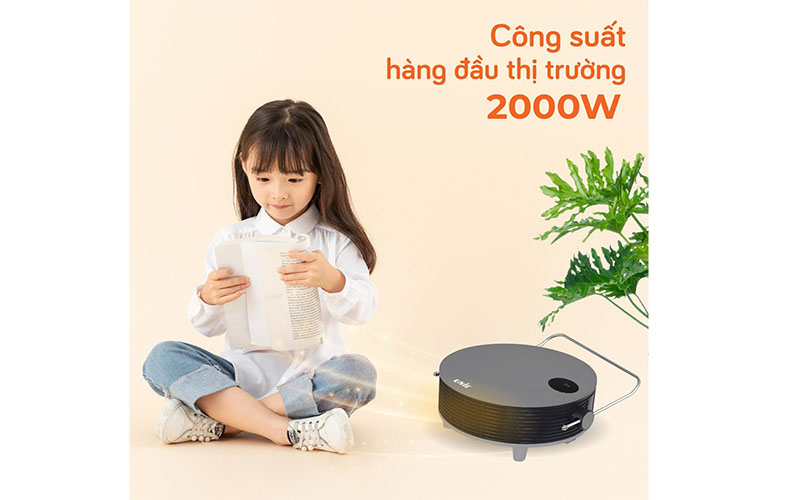 Máy sưởi gốm Unie UE-125 - Hàng chính hãng