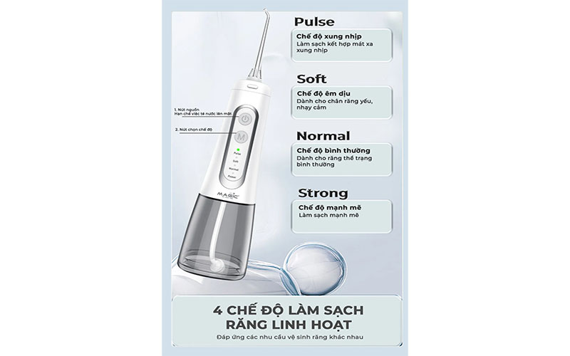 Máy tăm nước Magic Eco PRO-80 - Hàng chính hãng
