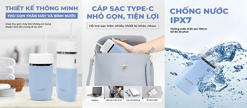 Máy tăm nước Magic Eco PRO-83 - Hàng chính hãng