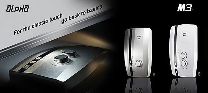 Máy tắm nước nóng Alpha M3E siêu mỏng - Hàng chính hãng