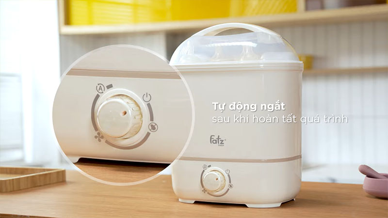 Máy tiệt trùng hơi nước sấy khô Sumo 4 Fatzbaby FB4916BK - Hàng chính hãng