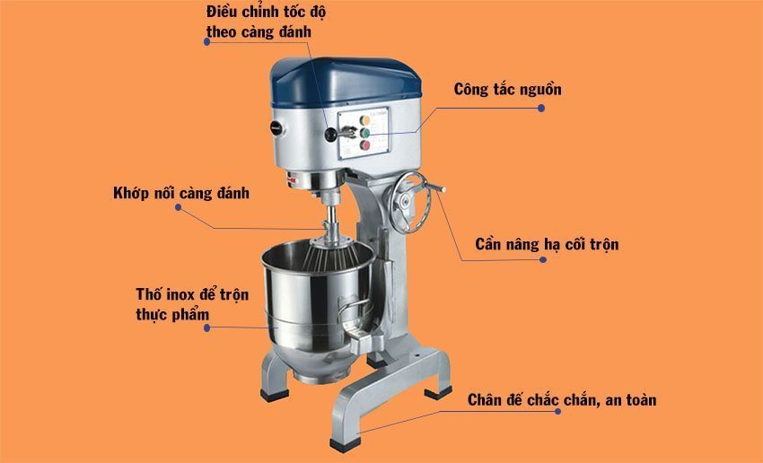 Máy trộn bột Berjaya BJY- BM40 - Hàng chính hãng