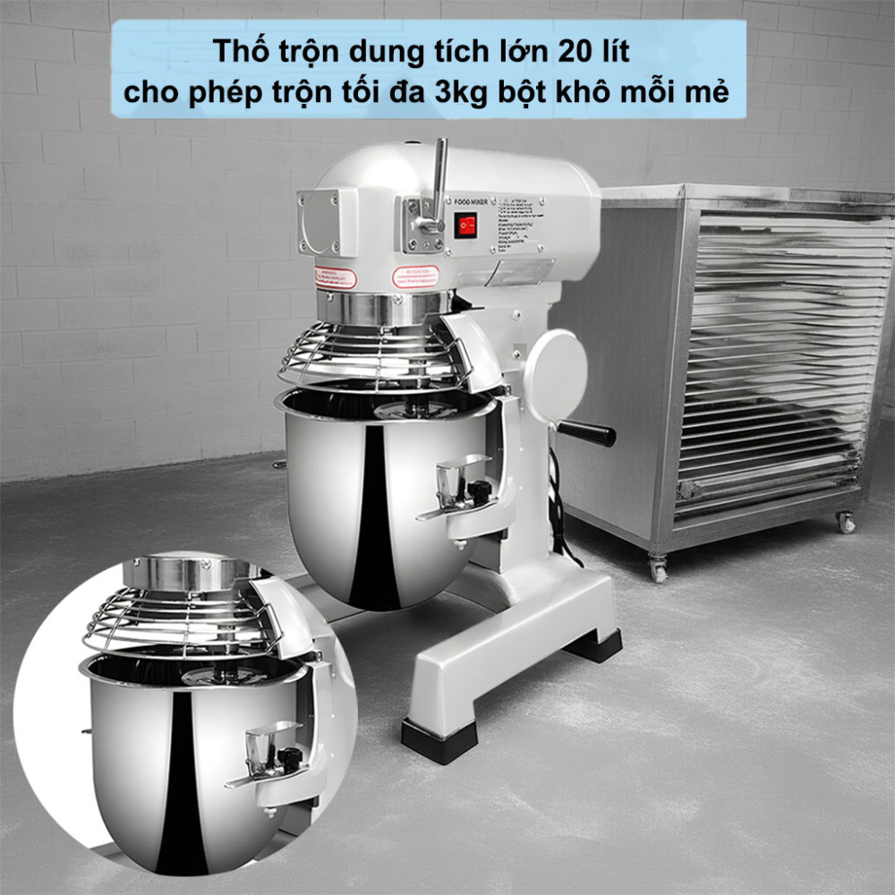 Máy trộn bột công nghiệp Vigevr WG-B20 20 lít - Hàng chính hãng