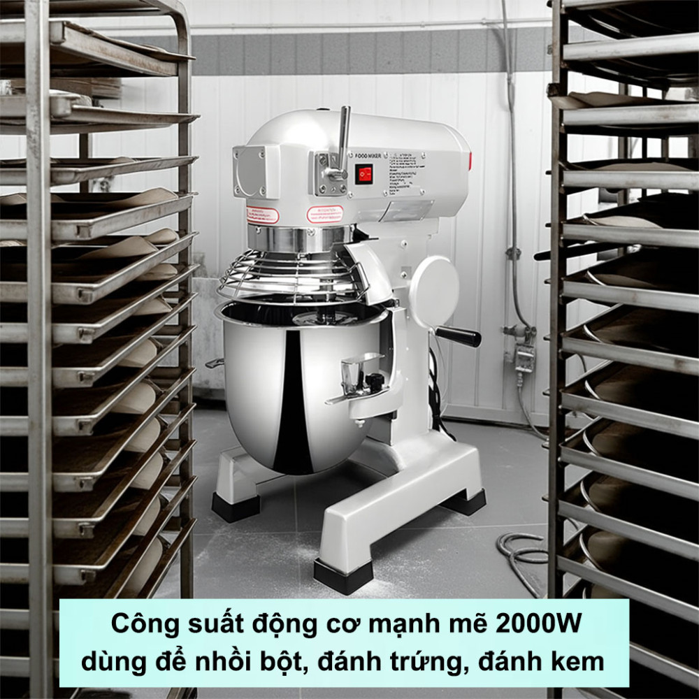 Máy trộn bột công nghiệp Vigevr WG-B40 40 Lít - Hàng chính hãng