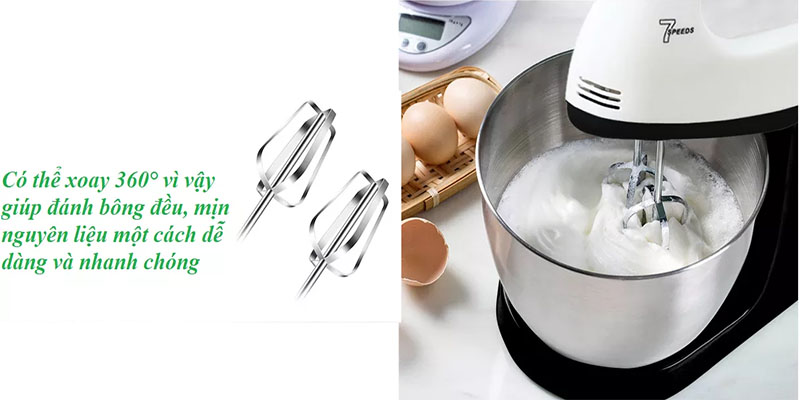 Máy đánh trứng trộn bột Sokany CX-6620 - Hàng chính hãng