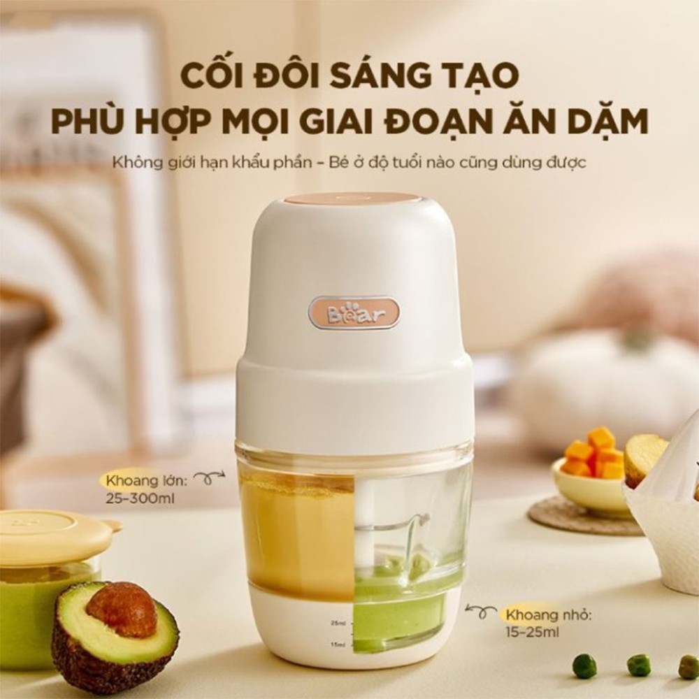 Máy xay ăn dặm Bear CH-4H02S 0.3L - Hàng chính hãng
