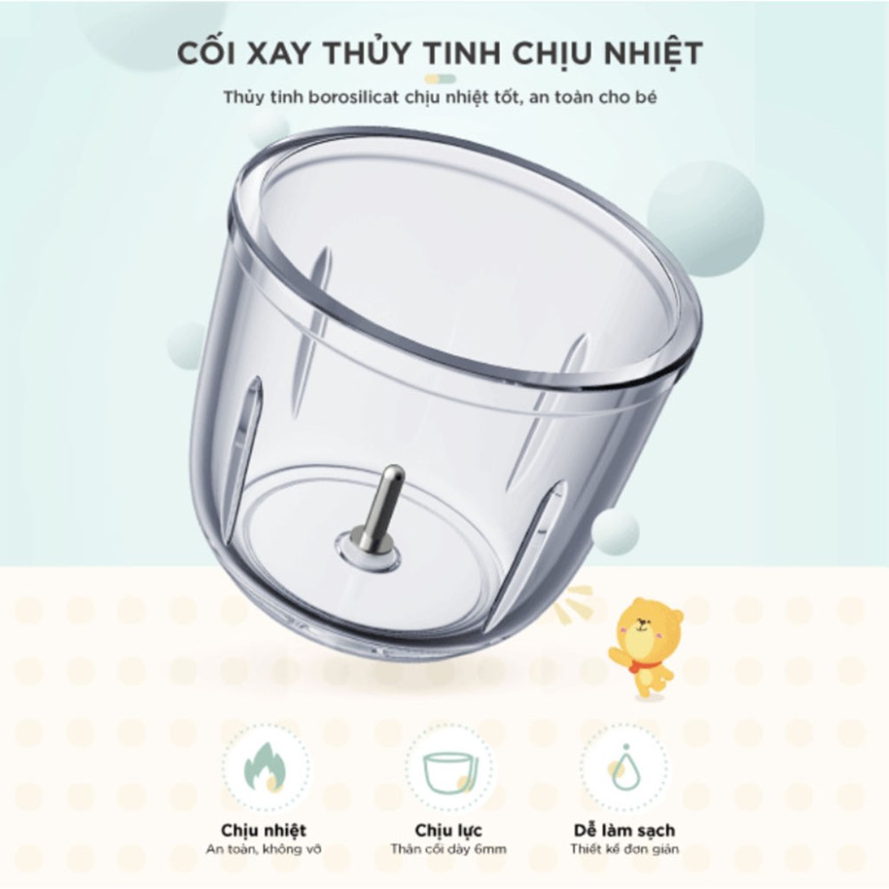 Máy xay ăn dặm Bear GR-B06V1 0.6L - Hàng chính hãng