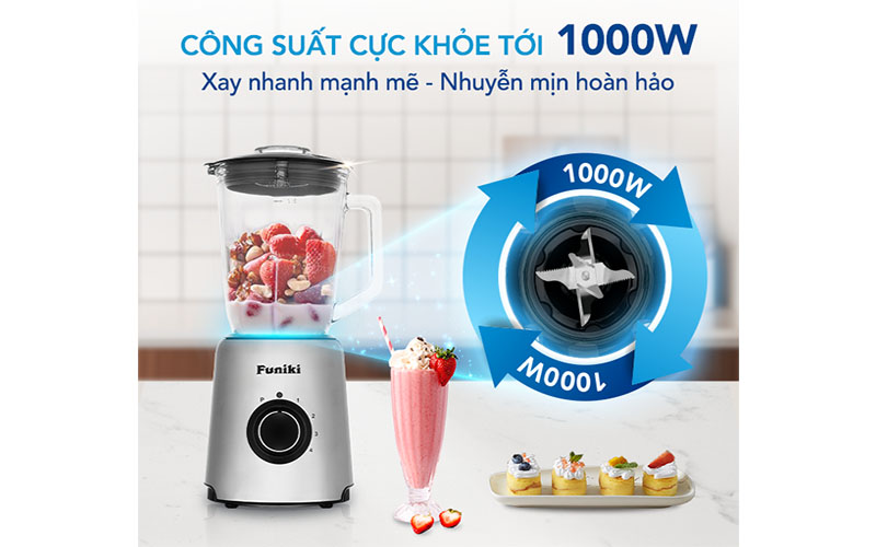 Máy xay sinh tố đa năng Funiki HCB2252 - Hàng chính hãng