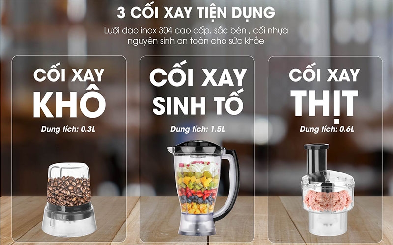 Máy xay sinh tố Hasuka HSK-798 - Hàng chính hãng