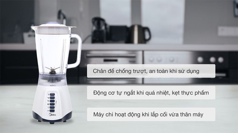 Máy xay sinh tố Midea MJ-BL50 - Hàng chính hãng