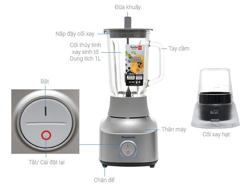 Máy xay sinh tố Panasonic MX-M300SRA - Hàng chính hãng