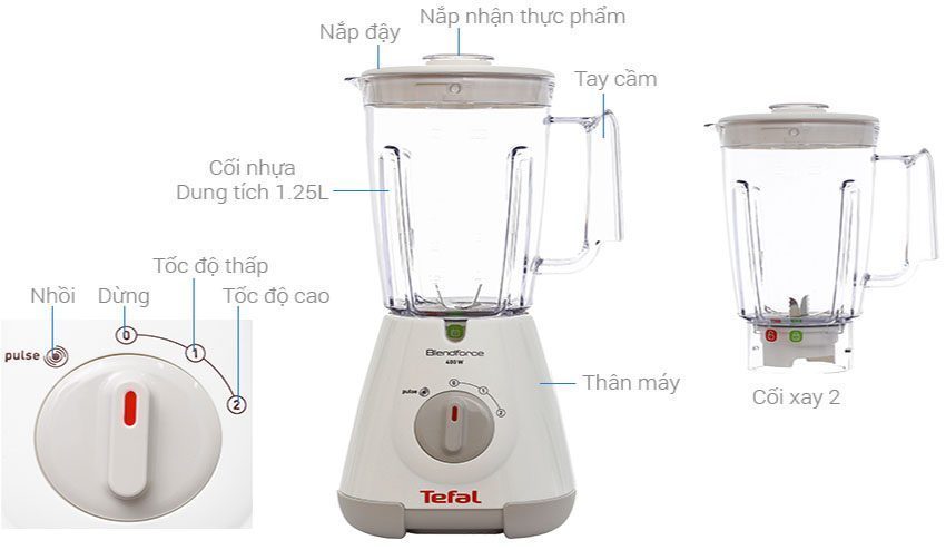 Máy xay sinh tố Tefal BL30A165 - Hàng chính hãng