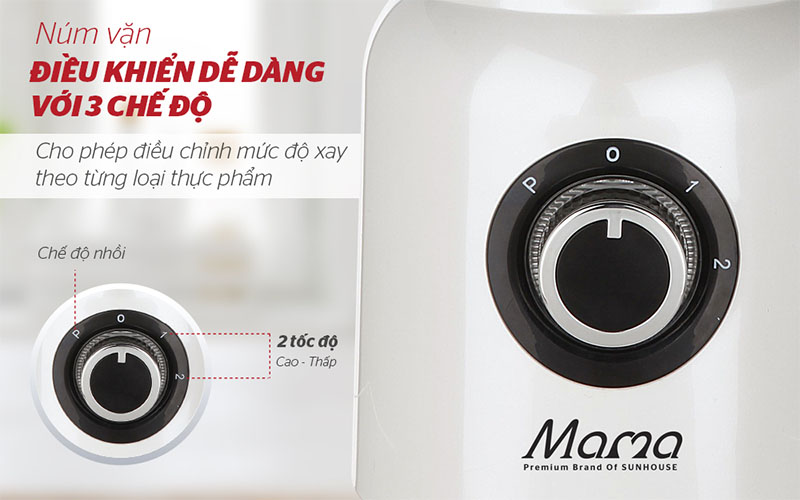 Máy xay sinh tố đa năng Sunhouse Mama SHD5353W - Hàng chính hãng
