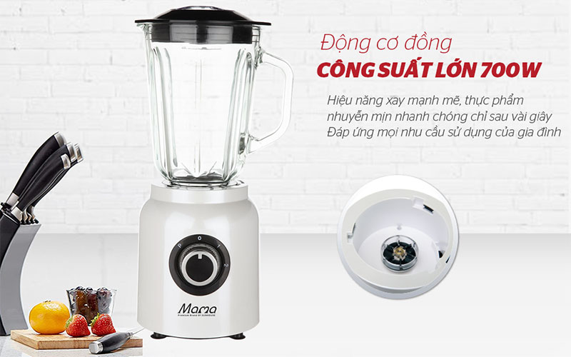 Máy xay sinh tố đa năng Sunhouse Mama SHD5353W - Hàng chính hãng