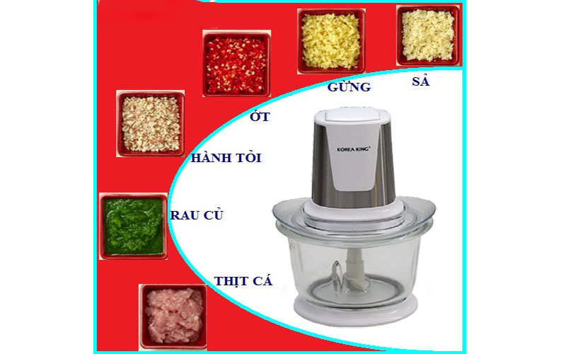 Máy xay thịt Korea King PMC-15B/R/G - Hàng chính hãng