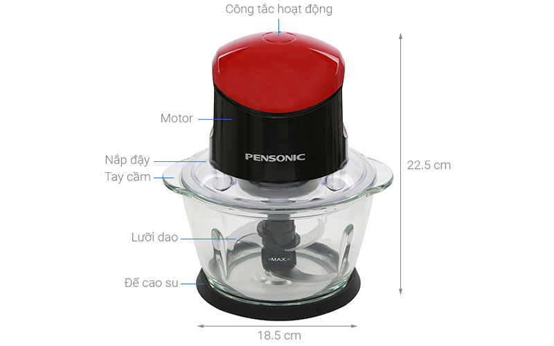 Máy xay thịt Pensonic PB-6002G - Hàng chính hãng