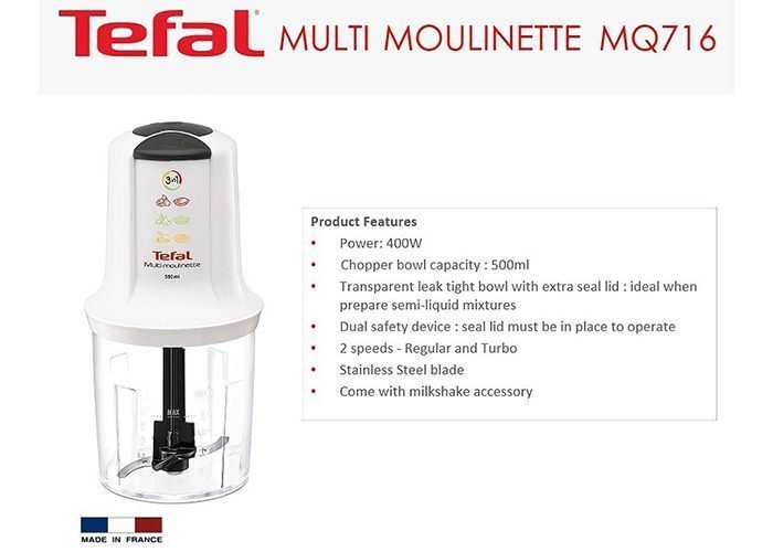Máy xay thịt Tefal MQ716 - Hàng chính hãng