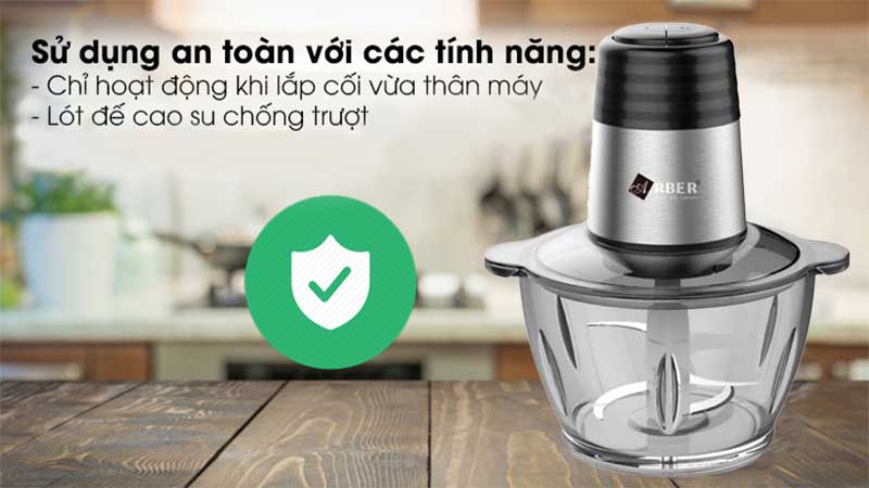 Máy xay thịt đa năng Arber XDN2LG - Hàng chính hãng