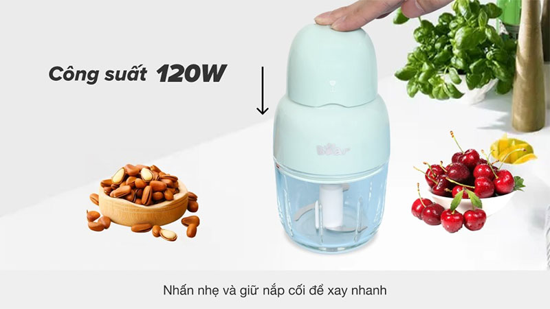 Máy xay thịt đa năng Bear QSJ-B01P1 - Hàng chính hãng