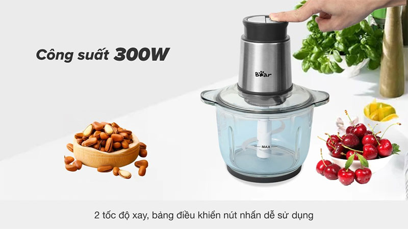 Máy xay thịt đa năng Bear QSJ-B03Y7 - Hàng chính hãng