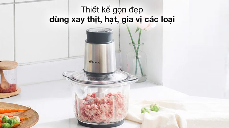 Máy xay thịt đa năng Bear QSJ-B03Y7 - Hàng chính hãng