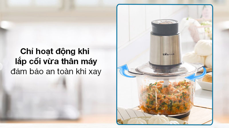 Máy xay thịt đa năng Bear QSJ-B03Y7 - Hàng chính hãng