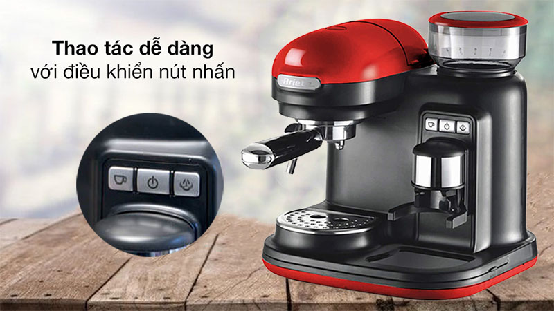 Máy xay và pha cà phê Ariete 1318 AR0 - Hàng chính hãng